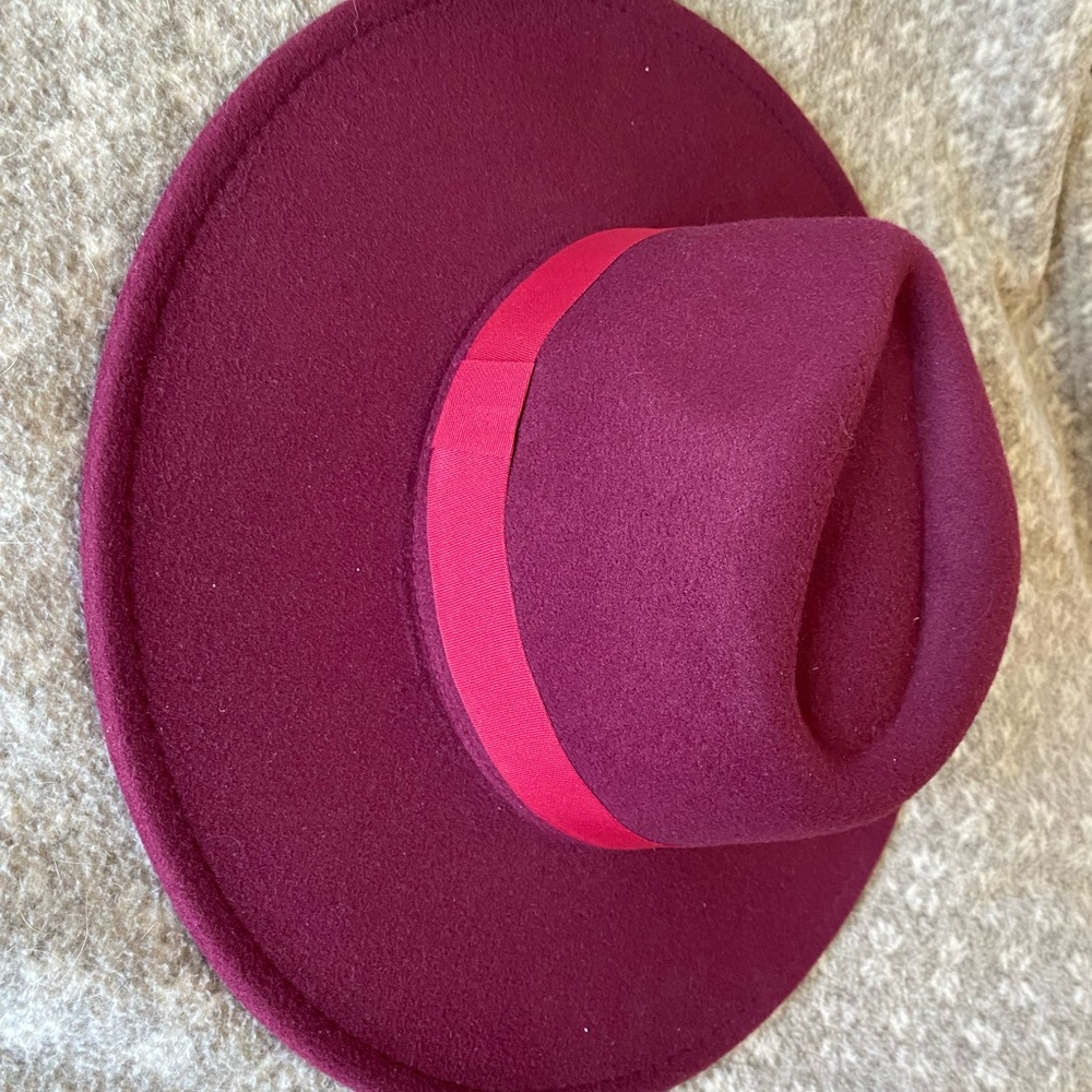 Wide Brim Hat.
